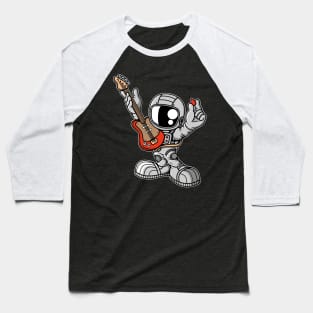 Astronaut Guitarist Baseball T-Shirt